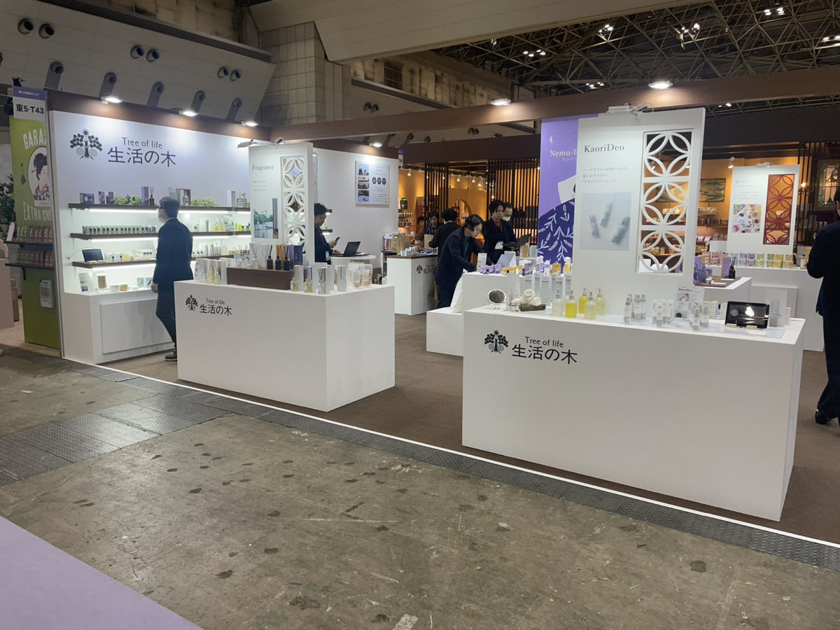 株式会社生活の木様　展示会ブース
